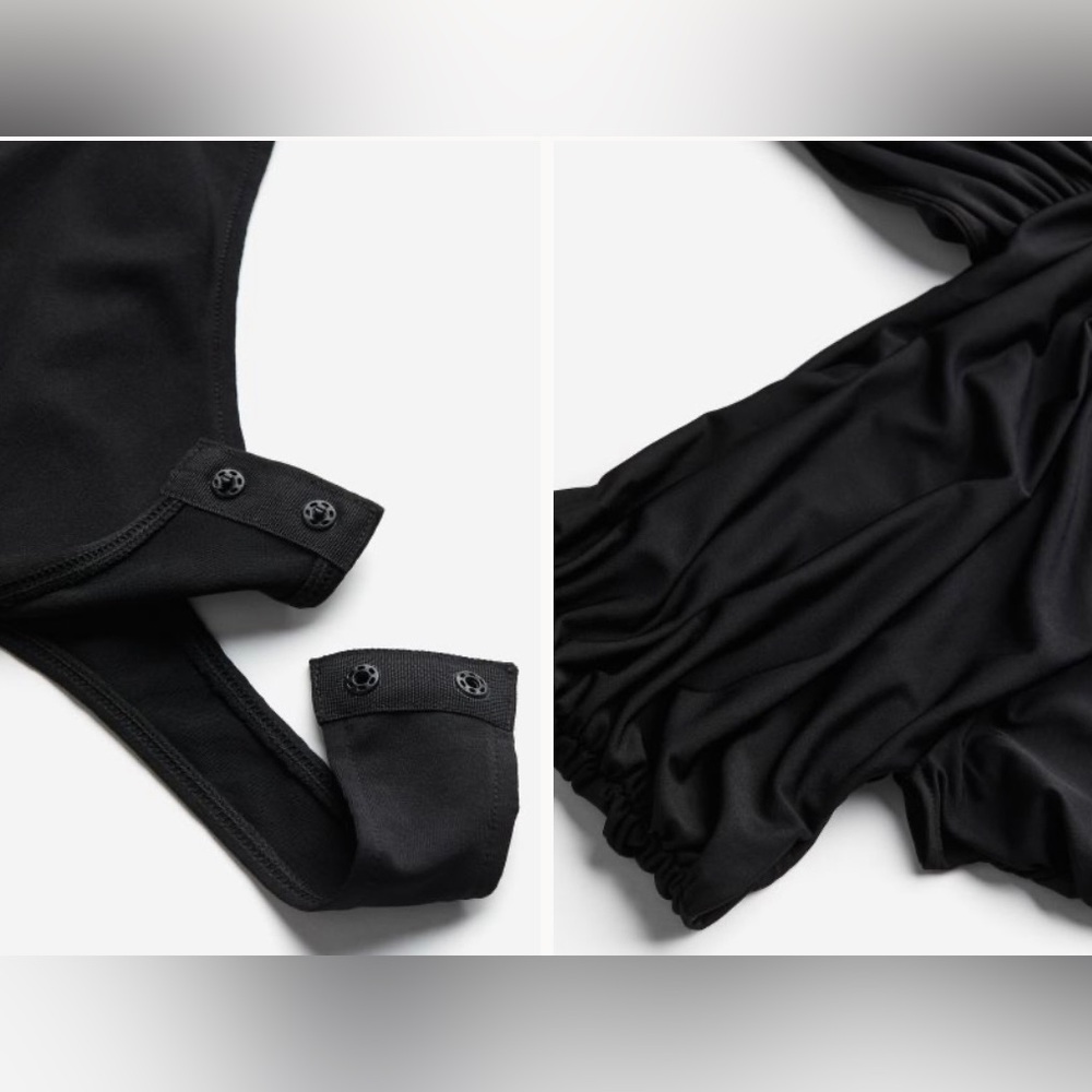 H&M Asymmetrical off-the-shoulder bodysuit - Picture 3 of 16